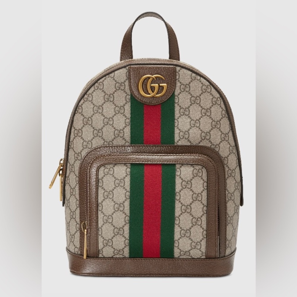 Authentic Gucci Backpack-OPHIDIA GG SMALL BACKPACK